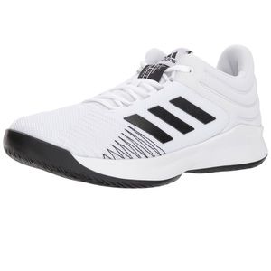 adidas Pro Spark Low 2018 White Black Men AP9838